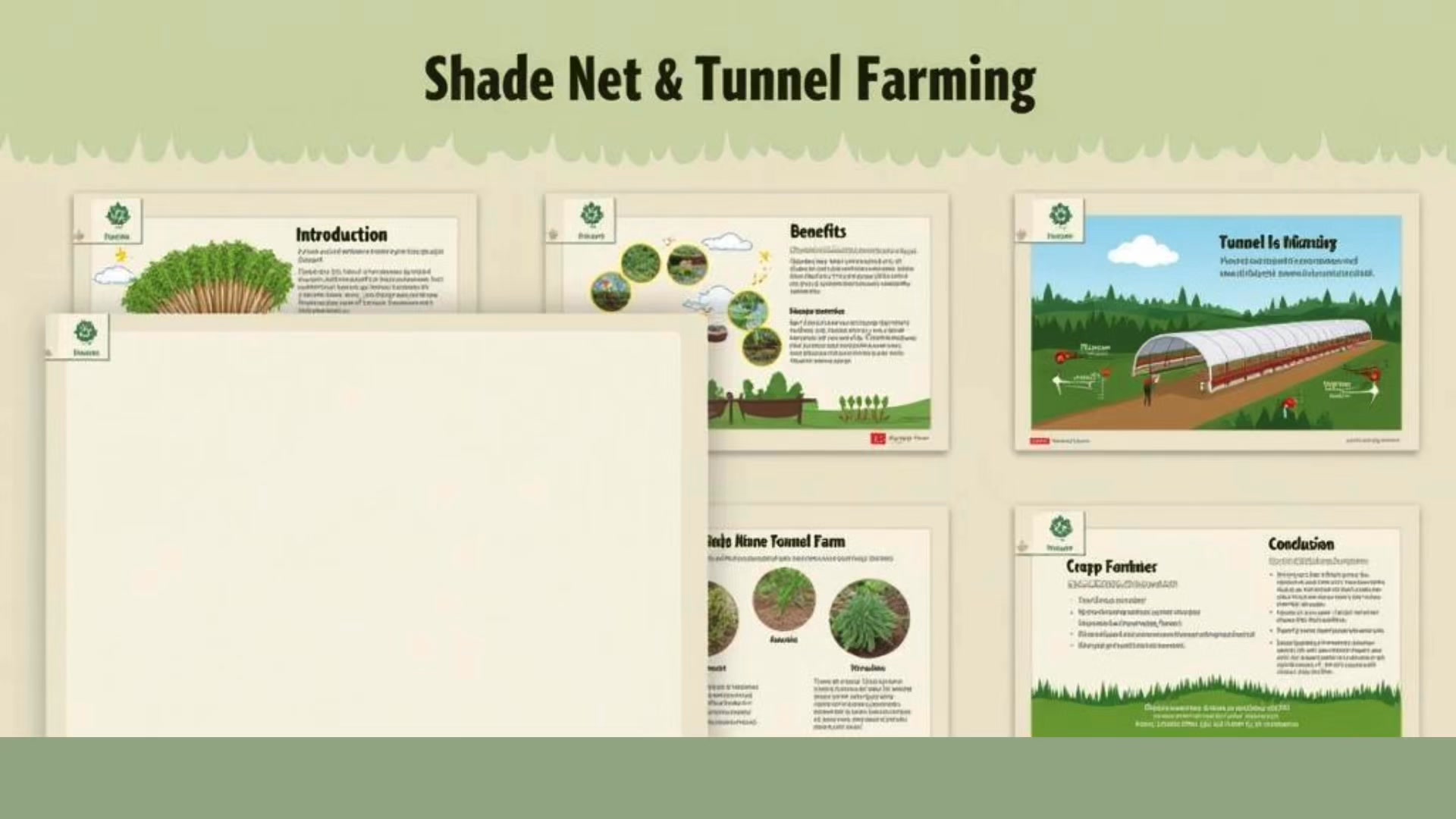 Shade Net and Tunnel Systems